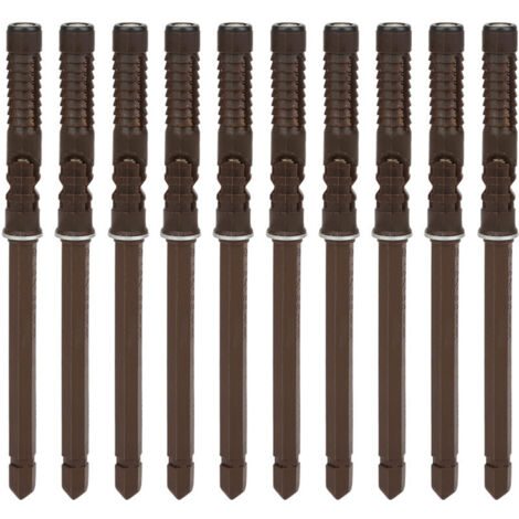Jeffergarden Kit de 10 Supports de Étagère Murale Invisible 10x100mm – Crochets de Fixation et Accessoires pour Étagères Flottantes (1/5)