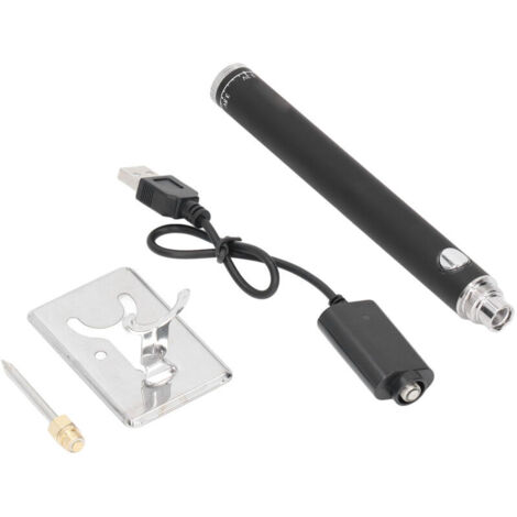 Jeffergarden Fer à souder rechargeable sans fil portable, outil de soudage portable, kit numérique pour travaux de réparation DIY, noir (1/5)