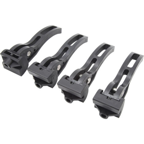 Jeffergarden 4 Pièces de Collier de Serrage pour Bâche Tonneau Pliante (Dure/Souple) - Pour Ford - Remplacement universel (1/5)