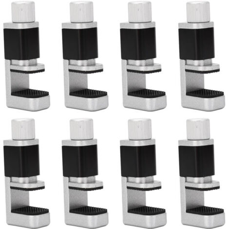 Jeffergarden Lot de 8 pinces de réparation d'écran LCD de téléphone, support en alliage d'aluminium, réglable et facile à manipuler. (1/5)