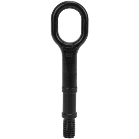 Jeffergarden Crochet de remorquage noir pour voiture 1T0 805 615 A, anneau de remorquage robuste pour pare-chocs et remorque (1/5)