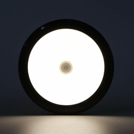 Jeffergarden Wosune Lampe à capteur de Mouvement, Lampe de Nuit à capteur 83x83x16mm avec vis pour éclairage de Nuit pour escaliers sous-sols pour Armoire penderie (1/5)