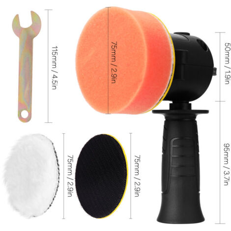 Jeffergarden Perceuse électrique modifiée, machine à polir, outil de polissage à impact excentrique modifié, accessoires, outil pratique multifonctionnel (1/5)