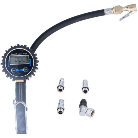 Jeffergarden 200PSI 14BAR gonfleur de pneu compteur LCD affichage manomètre de gonflage avec lumière LED pour voiture Van moto Dirt Bike (1/5)