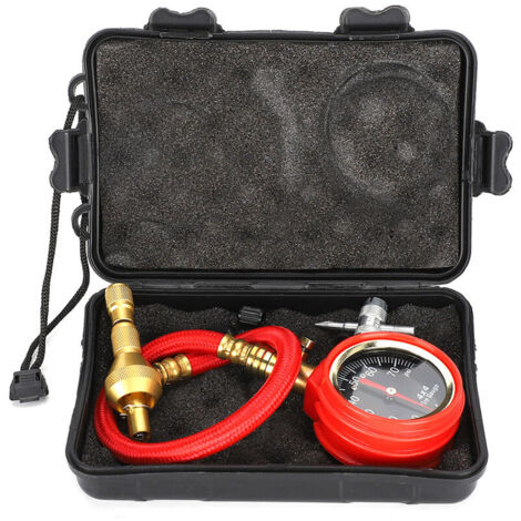 Jeffergarden Manomètre de pression des pneus à aiguille 0-70 psi, testeur de pneus à échelle de haute précision pour modification de voiture (1/5)