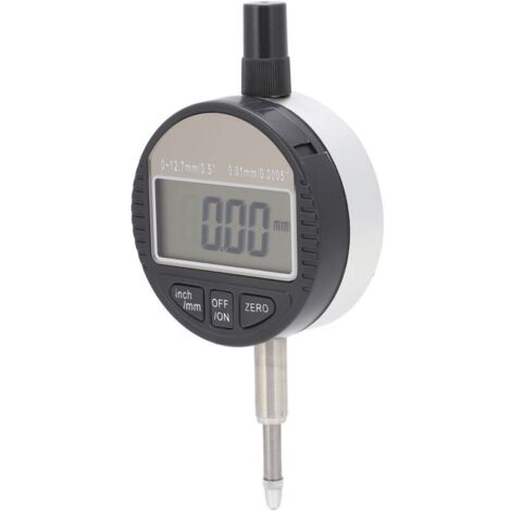 Jeffergarden Indicateur à cadran de haute précision, jauge de Test numérique électronique 0.01mm 012.7mm (1/5)