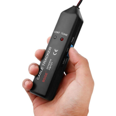 Détecteur de lignes téléphoniques BSIDE, testeur de câbles réseau, test de continuité RJ11, générateur de tonalité, traçage de câbles, diagnostic des points de rupture, avec sac de transport MS6812 (1/5)