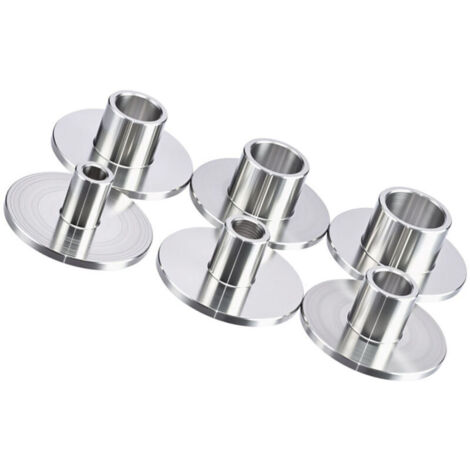 Jeffergarden Jeu de 6 Bagues de Guidage pour Défonceuse, en Acier Inox – Gabarits de Routage 10-12-14-16-18-20mm pour Travail du Bois et Découpe (1/5)