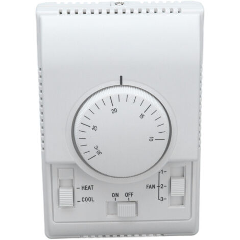Thermostat de climatisation centrale Commutateur de commande mécanique à 2 voies Conditionneur 110-220 V (1/5)