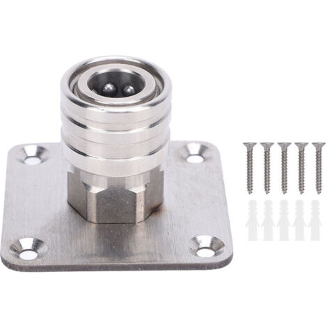 Jeffergarden 1 paire de supports de canon à mousse pour nettoyeur haute pression, supports de montage mural à connexion rapide de 1/4 pouce, adaptés à la plupart des accessoires de tête de buse de can (1/5)