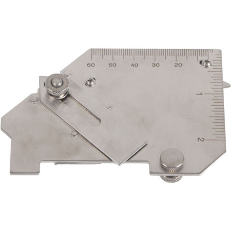 Jeffergarden Jauge à came pour pont, mesure les angles, résistante à l'usure et aux rayures, calibre 156G pour le contre-dépouillement de soudage, lecture claire des joints de surfaces soudées (1/5)