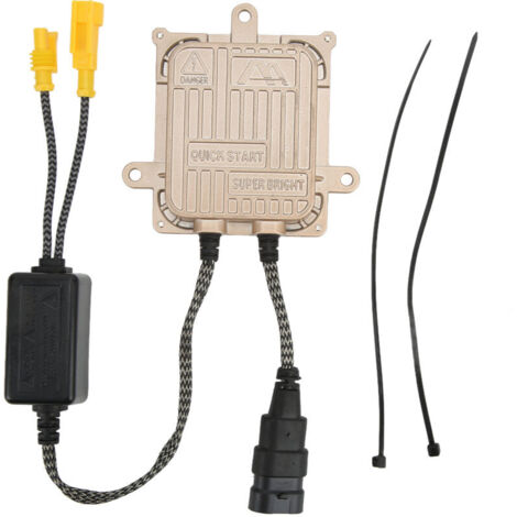 Jeffergarden Ballast HID à démarrage rapide haute intensité 55 W 12 V, boîtier de commande universel en aluminium pour voiture (1/5)