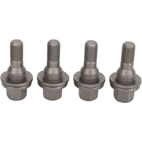 Jeffergarden – Boulons de roue hexagonaux 17mm – Lot de 4 – Acier haute résistance – Remplacement pour Peugeot 206 207 208 308 407 1007 - 003549817 (1/5)