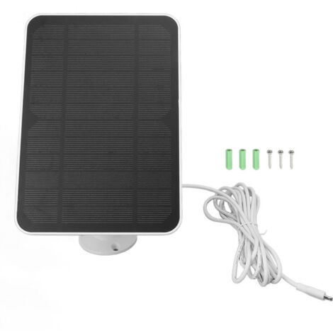 Jeffergarden Panneau solaire 4W 5V pour le chargeur imperméable IP65 ARLO RING BLINK IP65 avec support de support réglable à 360 degrés (1/5)