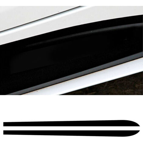 Jeffergarden Lot de 2 autocollants de rechange en vinyle pour jupes latérales de course, pour BMW F30, F31, F22, F23, E90, E91, E92, E93, accessoires 205 cm (1/5)