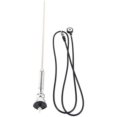 Jeffergarden Antenne radio voiture universelle 18.5" AM/FM rotative 180° pour aile pare‑choux auto (1/5)