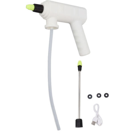 Jeffergarden Bec de pulvérisateur électrique pour plantes, alimenté par batterie, tête de pulvérisateur d'arrosage automatique portable rechargeable par USB avec barre de pulvérisation pour la maison (1/5)