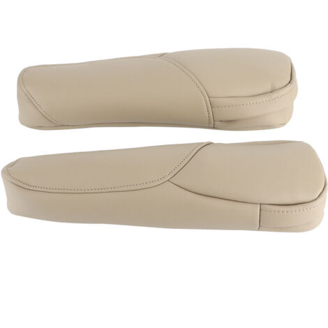 Jeffergarden Garniture d'accoudoir de siège, finition sophistiquée, protection généreuse d'accoudoir de siège, cuir microfibre pour voiture de remplacement Honda CRV 2007-2009(Beige) (1/5)