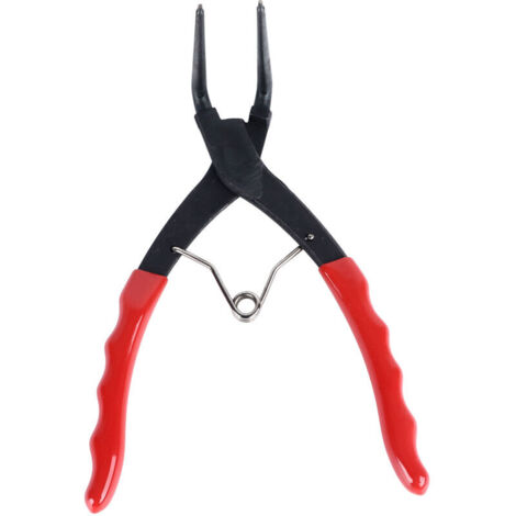 Jeffergarden Pince à circlips robuste à ressort, coudée à 90°, longueur 7 pouces, en acier au carbone. (1/5)
