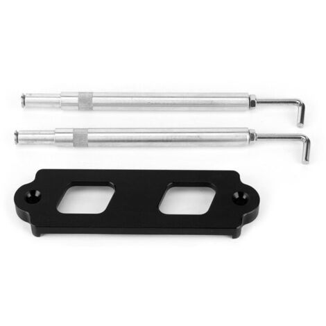 Jeffergarden Kit de fixation de batterie avec support de tige et crochets, compatible Honda Civic/CRX (noir) (1/5)