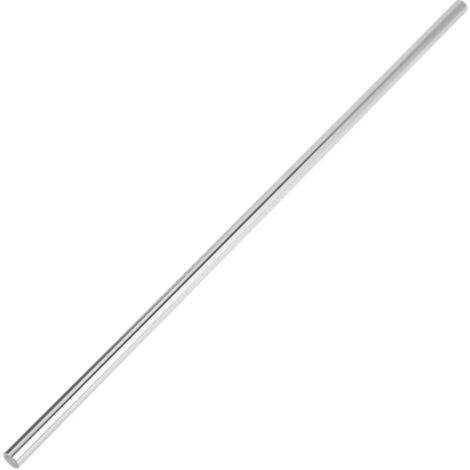 Jeffergarden Rail de cylindre en acier à roulement, arbre linéaire, tige ronde droite de 12mm de diamètre (500mm), 1 pièce (1/5)