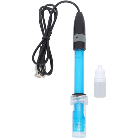 Jeffergarden Sonde d'électrode PH, contrôleur Rechargeable, capteur avec connecteur BNC pour laboratoire et école (1/5)