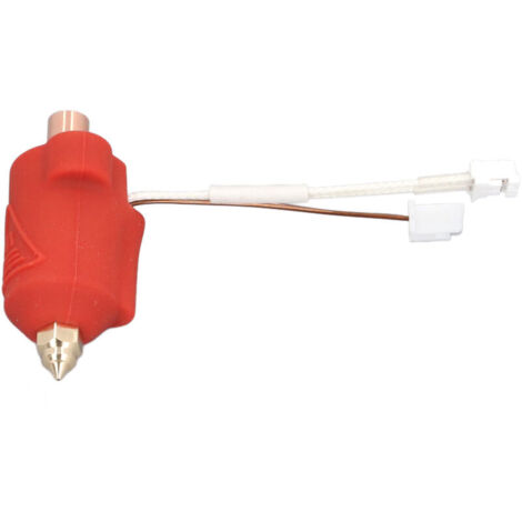 Jeffergarden Kit de bloc chauffant en céramique, impression à haut débit, extrémité chaude avec thermistance, buse en laiton, alliage Ti, cuivre, coupure thermique pour K1 Maximum (1/5)