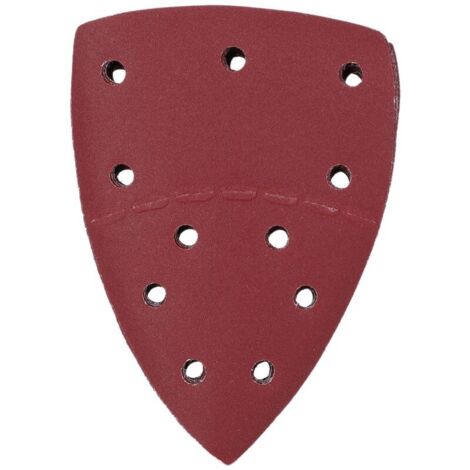 Jeffergarden Ensemble de 60 papiers de verre pour souris, papiers de verre indépendants pour paume, 140 x 140 x 100 mm, 11 trous, grain 240 (1/5)