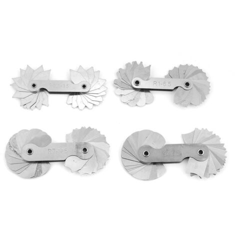 Jeffergarden Jauge concave, jauges de rayon, jeu de jauges pour guitare, réglage du filet de basse (1/5)