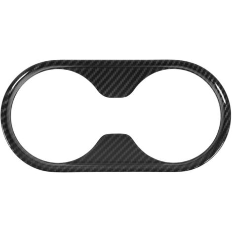 Jeffergarden Couverture de porte-gobelets – Style fibre de carbone, accessoire intérieur, remplacement pour Ford Ranger T6/P375 2015-2021. Élégant et antidérapant. (1/5)