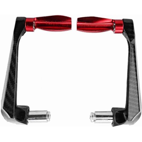 Protecteur de frein universel en alliage d'aluminium pour guidon de moto 7/8 pouces (rouge) (1/5)