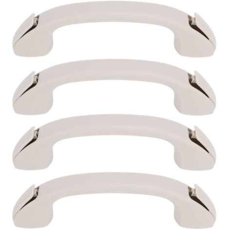 Jeffergarden Lot de 4 poignées de toit intérieures de voiture 74611 0K040 Accoudoir intérieur automatique gauche et droit Main courante de plafond Convient pour Hilux 2005 à 2015 (1/5)