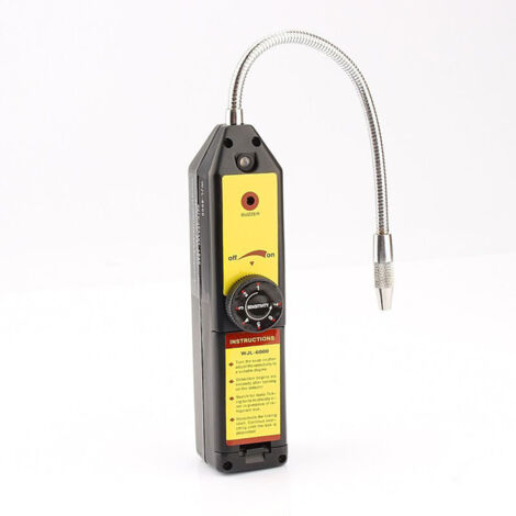 Jeffergarden Détecteurs de gaz CFC HFC Gaz halogène réfrigérant, Fuite R134a / R410a / R22a Détecteur Portable de testeur HVAC Checke utilisé pour Le système de climatisation Automobile (1/5)
