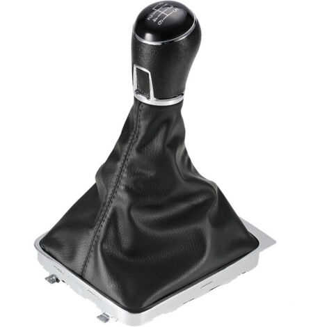 Jeffergarden Cache-poussière en cuir de remplacement pour le pommeau de levier de vitesse à 6 vitesses de la Volkswagen Passat B7 2011-2015 (1/5)