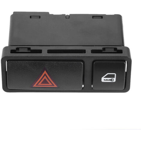 Jeffergarden Interrupteur de verrouillage de porte clignotant d'avertissement de danger 61318368920 compatible avec la série 3 E46 (1/5)