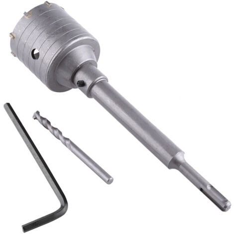 Jeffergarden Scie cloche, facile à utiliser, durable, 65 mm, haute fréquence, soudure par tige de 200 mm, scie à pierre pour la pose de pierres et de ciment (1/5)