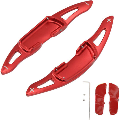 Jeffergarden 2 capsules d'extension de palettes au volant rouge - Remplacement pour Mazda 3 2014 et + (1/5)