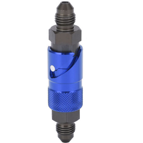 Jeffergarden Adaptateur de connexion à dégagement rapide pour conduite de frein, raccord en alliage d'aluminium pour tuyau de liquide de carburant et d'huile, bleu (1/5)