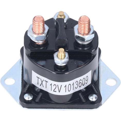 Jeffergarden Relais solénoïde de démarreur 12 V Club Car 1013609 de remplacement pour véhicules à essence Carryall DS Precedent Series (1/5)