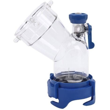 Jeffergarden Rinçage de réservoir de camping-car avec anti-reflux, fenêtre transparente, fixation de Valve de chasse d'eau à 45 degrés pour remorques (1/5)