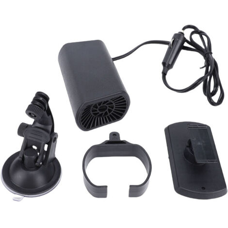 Jeffergarden Ventilateur de chauffage de voiture rotatif à 2 vitesses avec dégivreur et désembueur, silencieux et chauffant pour l'hiver, 150 W, pour voitures, camions et véhicules (1/5)