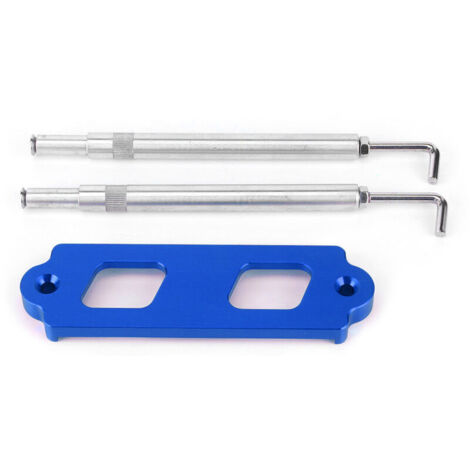Jeffergarden Kit de fixation de batterie avec support de tige et crochets, compatible avec Honda Civic/CRX (bleu). (1/5)
