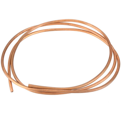 Tube en cuivre souple T2 de 2 m, diamètre intérieur 4 mm, diamètre extérieur 6 mm, épaisseur 1 mm, pour la réfrigération (1/5)