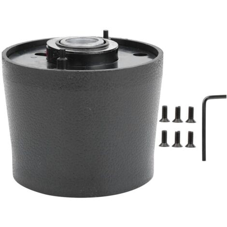 Jeffergarden Kit adaptateur de moyeu court de volant avec clé et vis, pièces de rechange pour voiture, adapté pour LADA (1/5)