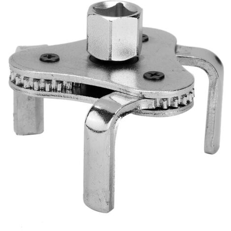 Jeffergarden Clé de filtre à huile universelle, outil d'entranement à 3 mchoires, outil de démontage 63-105mm pour camions de voiture plats (1/5)