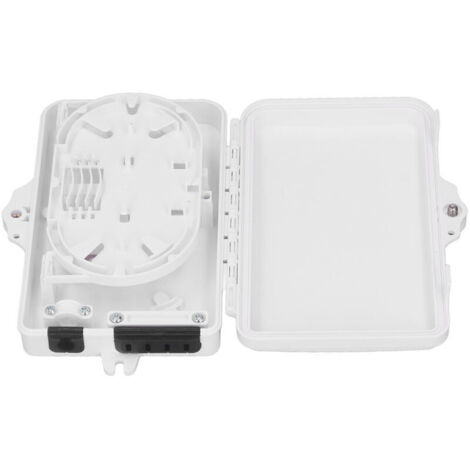 Jeffergarden Boîte de distribution de fibres 4 noyaux IP65, terminal optique étanche à montage mural pour intérieur et extérieur (1/5)
