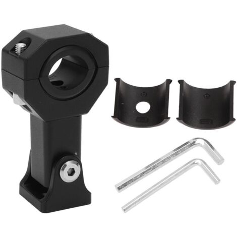 Jeffergarden Support de fixation pour projecteur, réglable de 17 à 33 mm, pivotant à 360°, pour pare-chocs de motos, voitures, camions et tracteurs. (1/5)