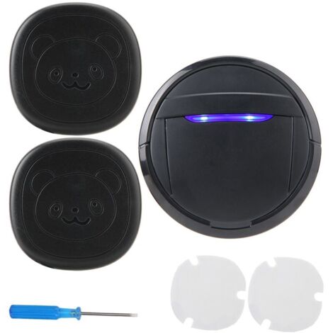Jeffergarden Sonnette pour chien sans fil étanche à bouton tactile avec fonction SOS, 2 émetteurs et 1 récepteur (1/5)