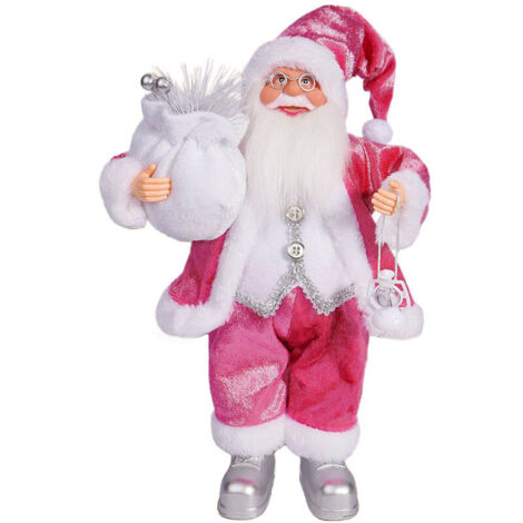 Jeffergarden Poupée Père Noël mignonne de 30 cm, décoration de fenêtre de Noël (1/5)
