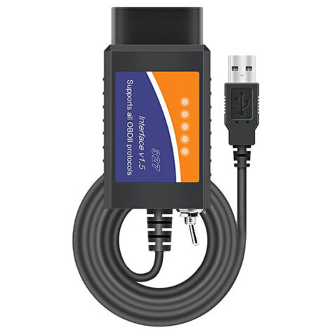 Jeffergarden Câble de diagnostic OBD2 avec port USB, outil de détection de pannes de voiture pour Ford (1/5)